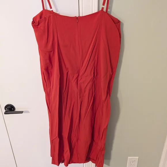 J. Crew Red Midi Dress - Picture 3 of 8